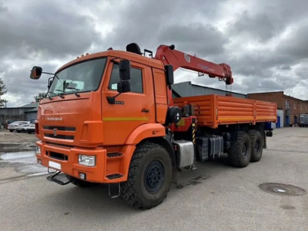 Бортовой автомобиль Камаз 43118-23027-50 с КМУ Канглим 1256